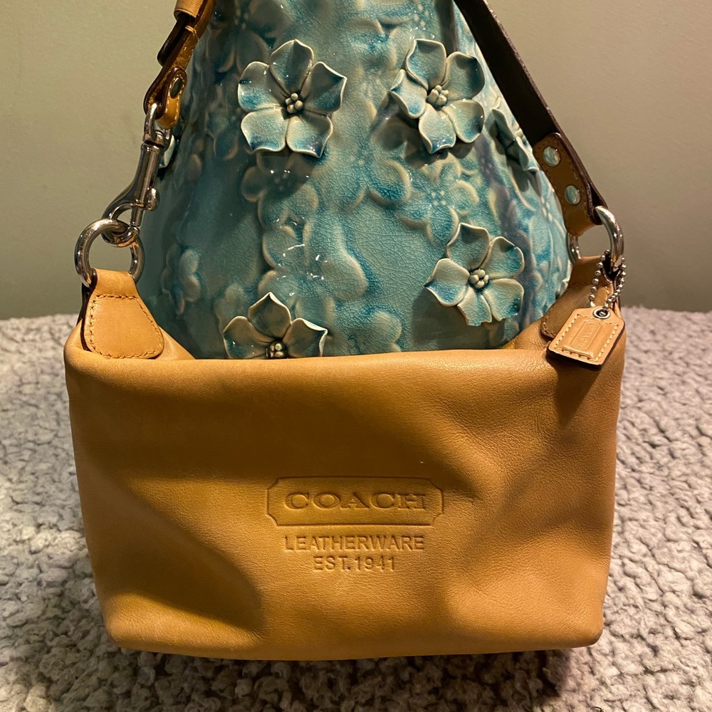 Mini Coach Tan Leather Hobo bag